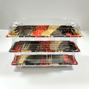 Boîte alimentaire rectangulaire en plastique PET transparent écologique SUNYO, épaisseur 0,3-0,5 mm, couvercle en plastique recyclable pour <span class=keywords><strong>salade</strong></span> - Product Image 6