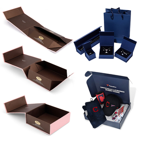 New Design Magnetic Custom Logo Boxes For Perfume Jewelry Candle Clothing Box Packaging