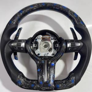 Volante de Fibra de Carbono Real para <span class=keywords><strong>BMW</strong></span> <span class=keywords><strong>E90</strong></span> E92 E93 320i 325i 330i 335i <span class=keywords><strong>330d</strong></span> 2006-2012, Volante Deportivo de Alta Calidad, Estilo Personalizado - Product Image 4