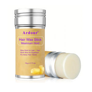 Cera para el Cabello con Aceite de Ricino Negro Orgánico Vegano, Fijación Fuerte, Prensado en Frío, para Suavizar, Nutrir y Fortalecer - Product Image 1