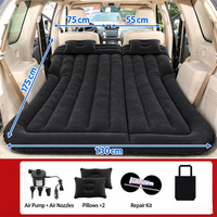 Matelas Gonflable de Voiture en Gros d'Usine, Lit de Voyage Pliable pour Siège Arrière, Coussin de Voyage pour Voiture, Matelas Gonflable pour SUV