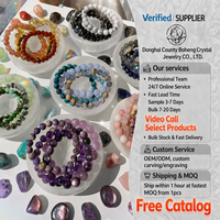 Bracelets en cristal naturel vente en gros bijoux en cristal Super Seven pierre de veine de mer bracelet en pierre de veine rouge perles pour femme cadeaux