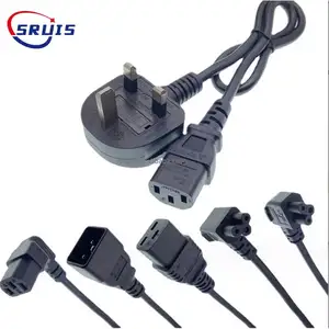 Power supply cord price manufacture 2 PIN 16A 250V electrical wire Good quality China power plug ac power cord