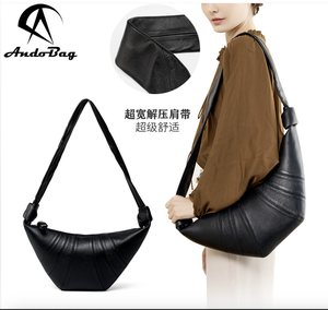 Bolso de Hombro de Piel de Oveja Suave Andong, para Mujer, Estilo Casual, para Viajes, Uso Diario, Trabajo, Bolso Bandolera - Product Image 6
