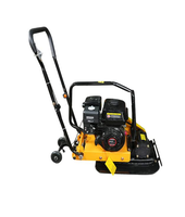 Compacteur à plaques vibrant Dingding Hengxin modèle 170, 5,5 CV, 55 kg, moteur essence, haute efficacité pour asphalte et sol