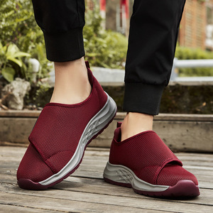 Chaussures de récupération en mesh à enfiler, amortissantes, antidérapantes, pour diabétiques, toutes saisons - Product Image 3