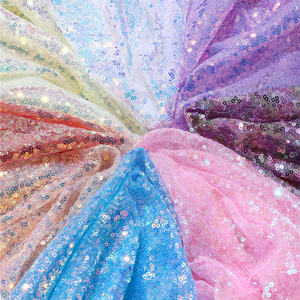 Nouveau tissu à paillettes tissé léger à la mode pour vêtements de scène haut de gamme <span class=keywords><strong>brillant</strong></span> Laser Sequin tissu <span class=keywords><strong>Plaid</strong></span> pour garçons filles - Product Image 5