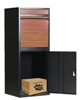 Boîte à colis en métal sur mesure, à poser au sol, grande capacité, pour l'extérieur, boîte de dépôt de colis, armoire de rangement, boîte aux lettres pour la maison