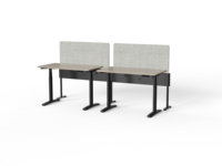 OMNI Panneau de distribution d'alimentation moderne avec système de gestion des câbles Power Spine pour bancs de travail en équipe