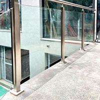 Rampe de Corridor d'Hôpital Kalaishi, Accessoires de Rampe en Acier Inoxydable, Balustrades en Verre pour Balcon