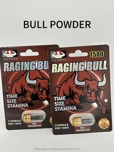 Private Label Raging Bull Capsules With Vitamin for Men's Adults Support Power Energy Herbal <b>Supplements</b> Bull Capsules - Product Image 3