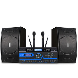 Sistema de Karaoke RAKAVA Todo en Uno con Micrófonos para el Hogar, KTV y Reuniones, 220V - Product Image 1
