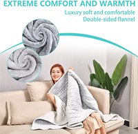 Couverture chauffante électrique 110v/240V pour lit, chauffe-lit, hiver, Noël, espace bébé, enfants, voyage, Europe, anti-techniques
