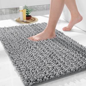 <span class=keywords><strong>Tapis</strong></span> de salle de bain antidérapant lavable doux et absorbant <span class=keywords><strong>tapis</strong></span> de sol à poils longs à séchage rapide pour baignoire douche - Product Image 1