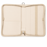 Housse de protection pour Bible personnalisée en cuir PU matelassé, gaufré, avec fermeture éclair intégrale, pour femmes, directement de l'usine