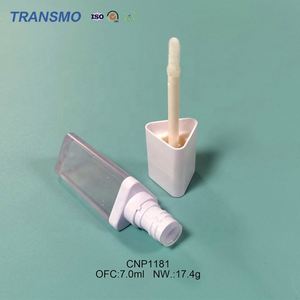 Tubos para Brillo Labial, Tubos para Lápiz Labial Líquido, Tubos Triangulares de 5 ml para Brillo Labial Vacíos con Pincel - Product Image 2
