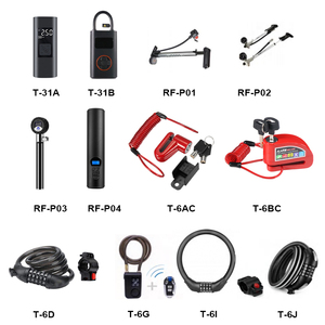 Pièces de vélo Superbsail : Poignée de guidon confortable, pompe, porte-bouteille, miroir, verrou, lunettes de cyclisme, pneu pour vélo de route et VTT - Product Image 1