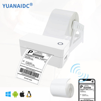 Imprimante d'étiquettes d'expédition thermique BT Mini 4x6, imprimante d'étiquettes d'adresse thermique pour les petites entreprises, fonctionne avec eBay, Shopify, UPS