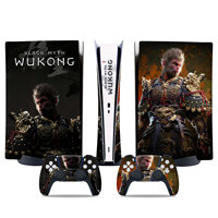 Autocollant de protection intégral en vinyle Black Myth Wukong pour console PS5 (édition disque et numérique) et manette, anti-rayures