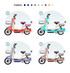 Cyclomoteur <span class=keywords><strong>électrique</strong></span> avec pédales <span class=keywords><strong>Vélo</strong></span> de ville à grande vitesse 48V Moteur de moyeu arrière à longue portée Capteur électronique Batterie plomb-acide - Product Image 2