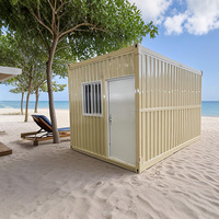 Maison conteneur pliable de 20 pieds et 40 pieds, design mobile, étanche, pour hôtel, conférence ou bureau