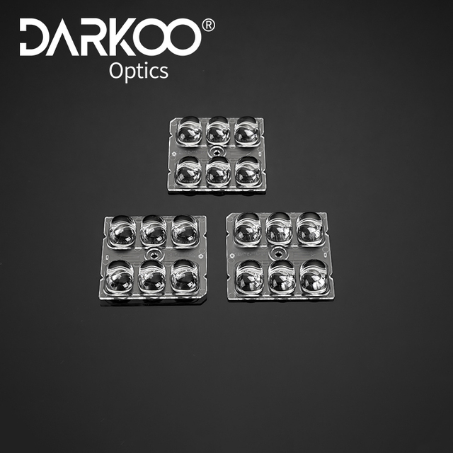 Optical Lens Injection Moulds Optics Module Solution Custom 100x100 Array LED Lens Pc Angle Made 100mm Square Pmma Led Len