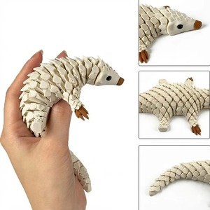 Figura de Animal Pangolín Impresa en 3D con Material PLA para Bebés de 7 a 12 Meses, Embalaje Original - Product Image 5