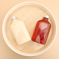 Bouteille en plastique PET 350 ml, modèle Internet-famous Oil-Tangerine, jetable, pour thé au lait, dessert mangue sago, jus, idéale pour les vendeurs ambulants