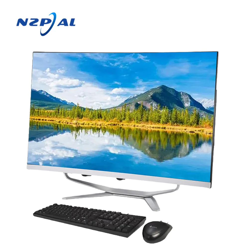 Hot Sale Großhandel 21,5 27 23,8 Zoll i7 8GB 5. Generation Desktop All-in-One-Computer PC Gebogener Computer i3 i5 Für Spiel