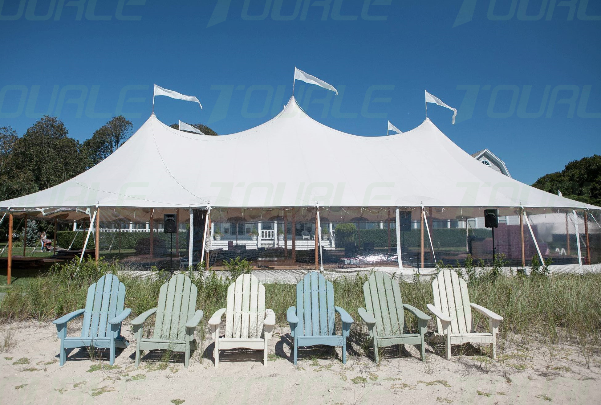 キャロットデザインのイベント用テント CUSTOM TENT ”INVENT” - Technix Suspension Service