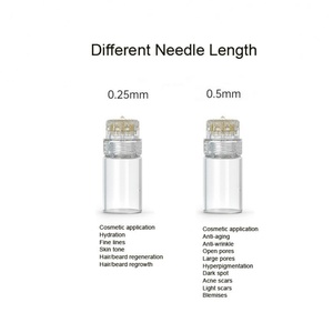 Masseur facial et labial, système de micro-infusion à 20 aiguilles en titane, applicateur de sérum Hydra Derma Stamp pour repulper les lèvres - Product Image 4