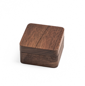 Set di <span class=keywords><strong>gemelli</strong></span> Vintage Mini 45mm da viaggio in legno naturale <span class=keywords><strong>per</strong></span> un paio - Product Image 3