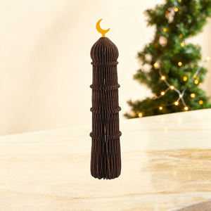 زينة عيد مبارك للمنزل من مصنع Nicro بسعر الجملة وقابلة للتخصيص، هدايا إسلامية على شكل قلعة، ديكورات رمضانية ثلاثية الأبعاد للمسلمين من الورق على شكل خلية نحل - Product Image 4