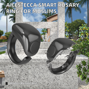Электронный розарий AilesTecca IOS Smart: интеллектуальный счетчик, OLED-дисплей, функция компаса, IP67, пластиковый, кольцо-зикр/тасбих - Product Image 2