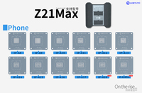 Plateforme universelle de rebillage BGA Mijing Z21 Max pour téléphone, gabarit de soudure pour puces IC Android A8-A18, pour la pose de billes d'étain