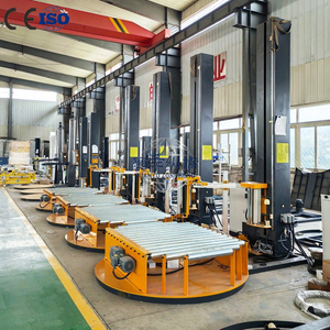 Mesin Pembungkus Kayu Otomatis Penuh yang Laris Manis, Mesin Pembungkus Karton dengan Stretch Wrap Cerdas Online dengan Sertifikasi CE - Product Image 3