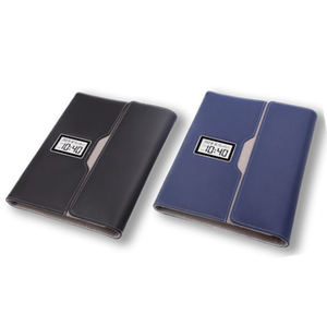 Bloc-notes intelligent pliable avec <span class=keywords><strong>batterie</strong></span> externe 8 000 mAh, charge sans fil 10 W, horloge numérique, affichage de la température et du calendrier - Product Image 5