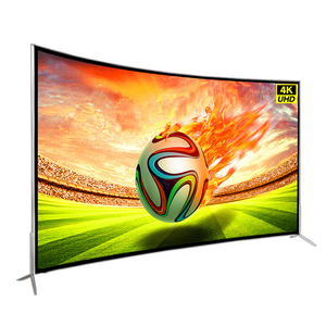 Smart <span class=keywords><strong>TV</strong></span> Curvo 4K UHD 1080p Full HD 120Hz con Pannello in Vetro <span class=keywords><strong>A</strong></span>+ Android WIFI LED 50-85 Pollici HDTV - Product Image 1