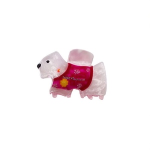 Pinza para el pelo Tinny Dress West Highland Dog de 7 cm con diseño de mascota a la moda para mujeres y niñas - Product Image 1