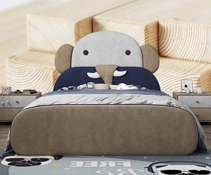 Elephant Kids <b>Bed</b> Cartoon Design Modern <b>Single</b> <b>Bed</b> for Boys Small Space Children's Room - Product Image 2