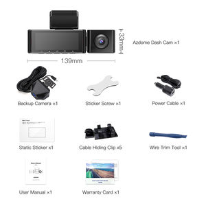 All'ingrosso <span class=keywords><strong>2025</strong></span> M550 PRO Azdome visione notturna Wifi 1080p anteriore e posteriore nascosta Dash Cam registratore Dash Cam per auto - Product Image 6