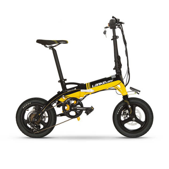 wholesale 迷你电动自行车lankeleisi a6折叠14英寸ebike 36v 8.