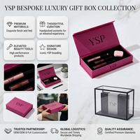 Ensemble d'emballages de luxe sur mesure pour maquillage Rose, boîte rigide pliable à fermeture magnétique avec insert personnalisé