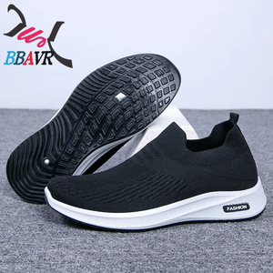 Mocassins tendance en toile respirante pour hommes, collection été/automne 2025 – Confortables à enfiler avec maille et tricot – Vente flash directe usine - Product Image 4