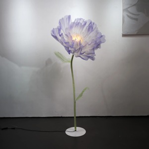 Trang trí trưng bày hoa mẫu đơn mới với sự im lặng mở và đóng hoa lụa hướng dẫn đường hoa lụa màu gradient - Product Image 1