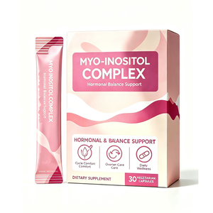 ODM OEM Vente en gros Myo-Inositol Complex Complément alimentaire Soutien à l'équilibre hormonal Capsules végétariennes Bien-être féminin - Product Image 1
