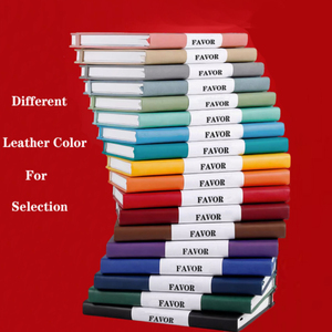 Tùy chỉnh bìa cứng máy tính xách tay cho doanh nghiệp A5 Tạp Chí Chất lượng cao PU da máy tính xách tay với logo - Product Image 6