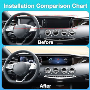 NaviHua 12.3" Double écran <span class=keywords><strong>GPS</strong></span> Navigation Lecteur DVD de voiture Multimédia automobile pour <span class=keywords><strong>Mercedes</strong></span> <span class=keywords><strong>Classe</strong></span> S W222 2016-2018 - Product Image 3