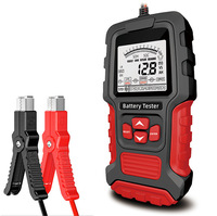 Testeur de batterie universel 12V/24V, analyseur de batterie pour voiture, camion, moto, avec résistance interne, affichage numérique
