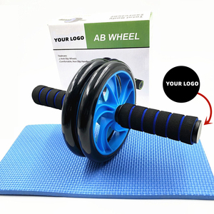 Equipo de Fitness <span class=keywords><strong>Cardio</strong></span> Training 2 ruedas Rueda Abdominal Roller Ruedas con alfombrillas Unisex ABS Universal EVA Mat Pp Bag + <span class=keywords><strong>Box</strong></span> 100kg - Product Image 5